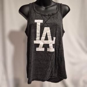 Vtg style la dodgers distressed